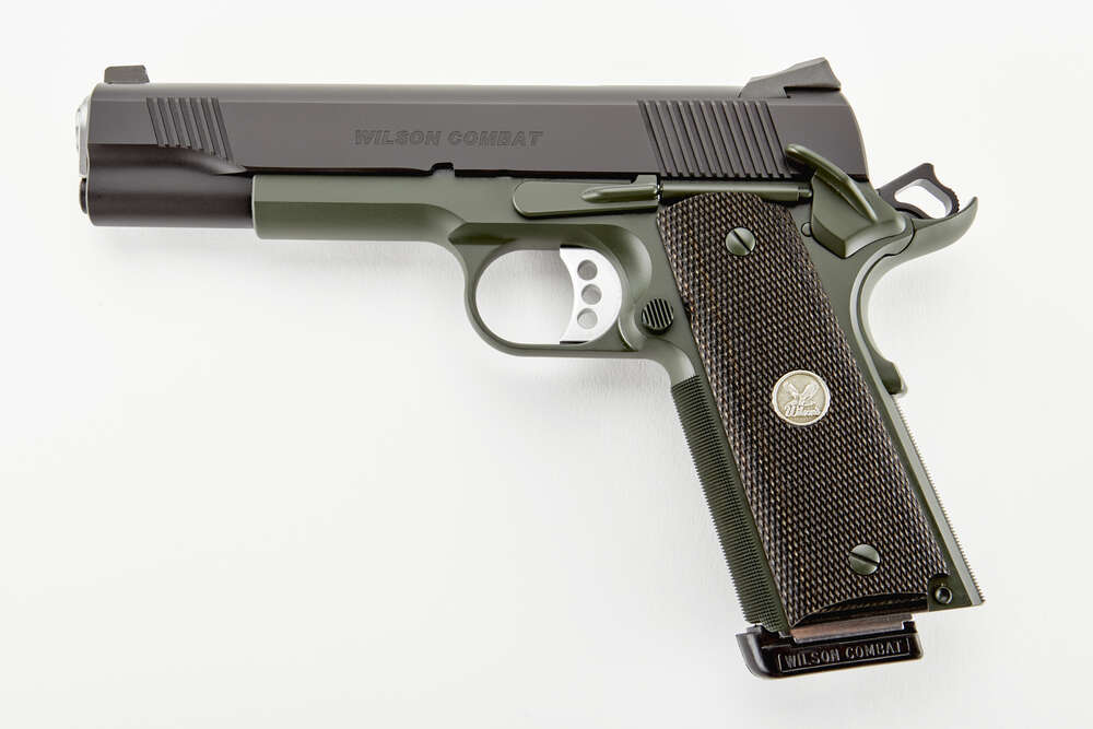 Handguns Wilson Combat CA CQB Compact 45ACP CQB 45ACP 5" 8+1 BLK/GRN CA • WCQB-T-ACA • Model: CA CQB Compact